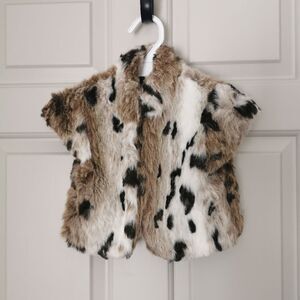 2/$30 Old Navy faux fur cardigan size 4